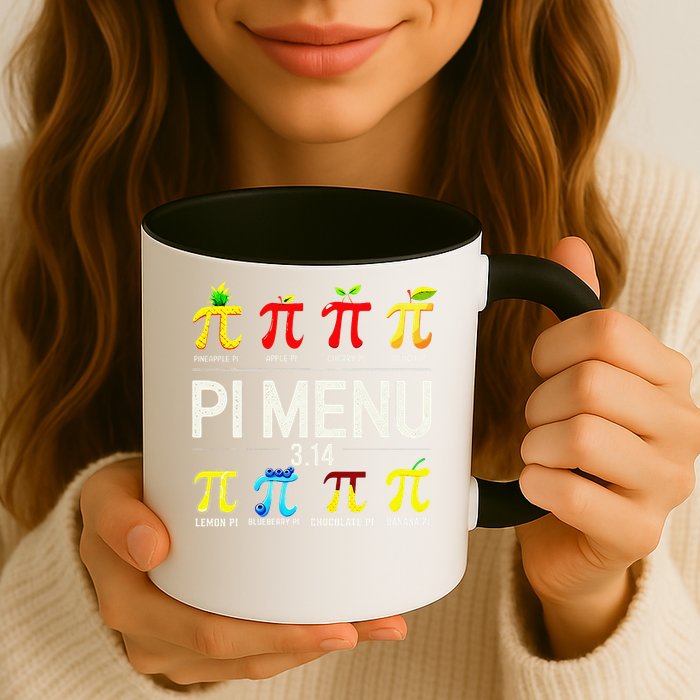 Pie Menu Funny Pi Day Pi 3 Coffee Mug