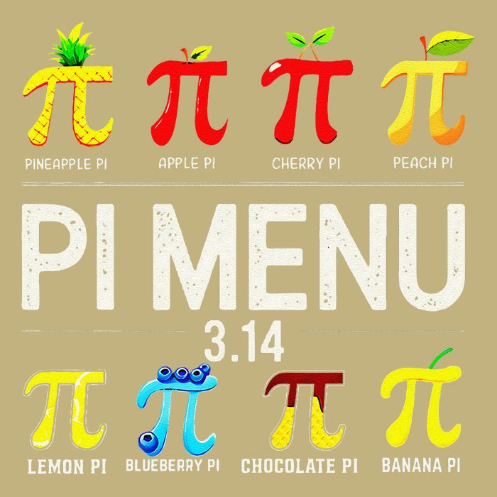 Pie Menu Funny Pi Day Pi 3 Mousepad
