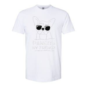 Pardon My French Frenchie Bulldog Softstyle CVC T-Shirt