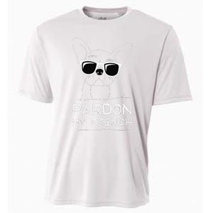 Pardon My French Frenchie Bulldog Cooling Performance Crew T-Shirt