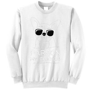 Pardon My French Frenchie Bulldog Sweatshirt