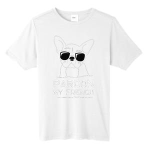 Pardon My French Frenchie Bulldog Tall Fusion ChromaSoft Performance T-Shirt