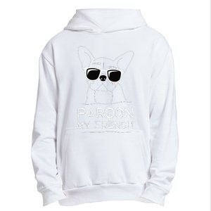 Pardon My French Frenchie Bulldog Urban Pullover Hoodie