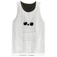 Pardon My French Frenchie Bulldog Mesh Reversible Basketball Jersey Tank