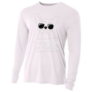 Pardon My French Frenchie Bulldog Cooling Performance Long Sleeve Crew