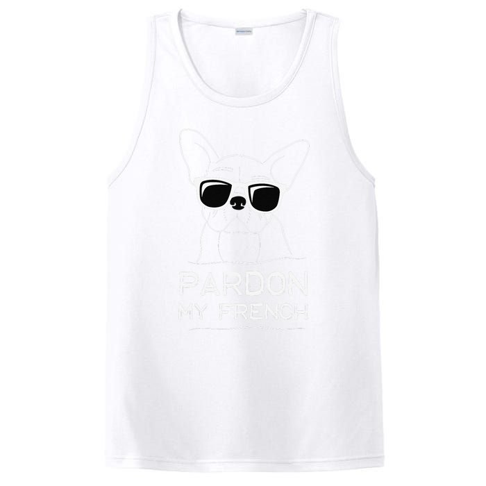 Pardon My French Frenchie Bulldog PosiCharge Competitor Tank