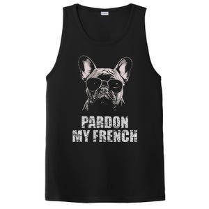 Pardon My French Bulldog Frenchie Lover PosiCharge Competitor Tank