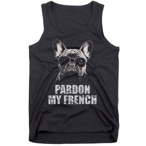 Pardon My French Bulldog Frenchie Lover Tank Top