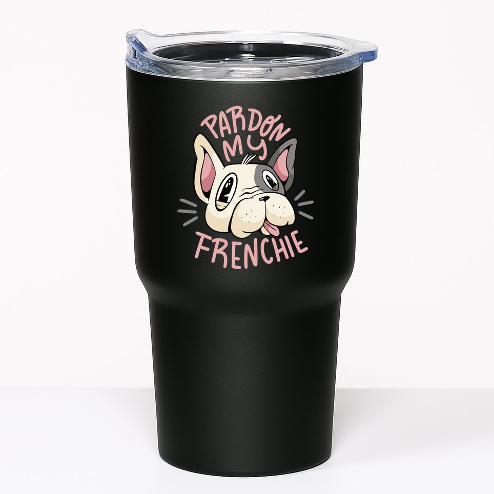 Pardon My Frenchie Bulldog Tumbler