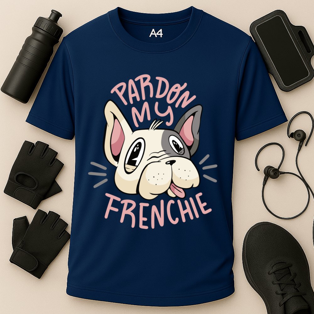 Pardon My Frenchie Bulldog Performance Shirt