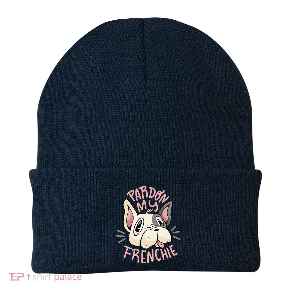 Pardon My Frenchie Bulldog Beanie