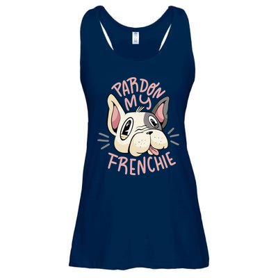 Pardon My Frenchie Bulldog Ladies Essential Flowy Tank