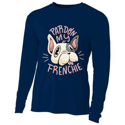 Pardon My Frenchie Bulldog Cooling Performance Long Sleeve Crew