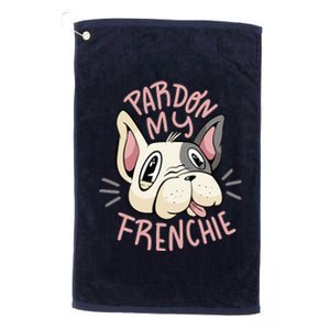 Pardon My Frenchie Bulldog Platinum Collection Golf Towel