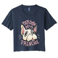 Pardon My Frenchie Bulldog Crop Top