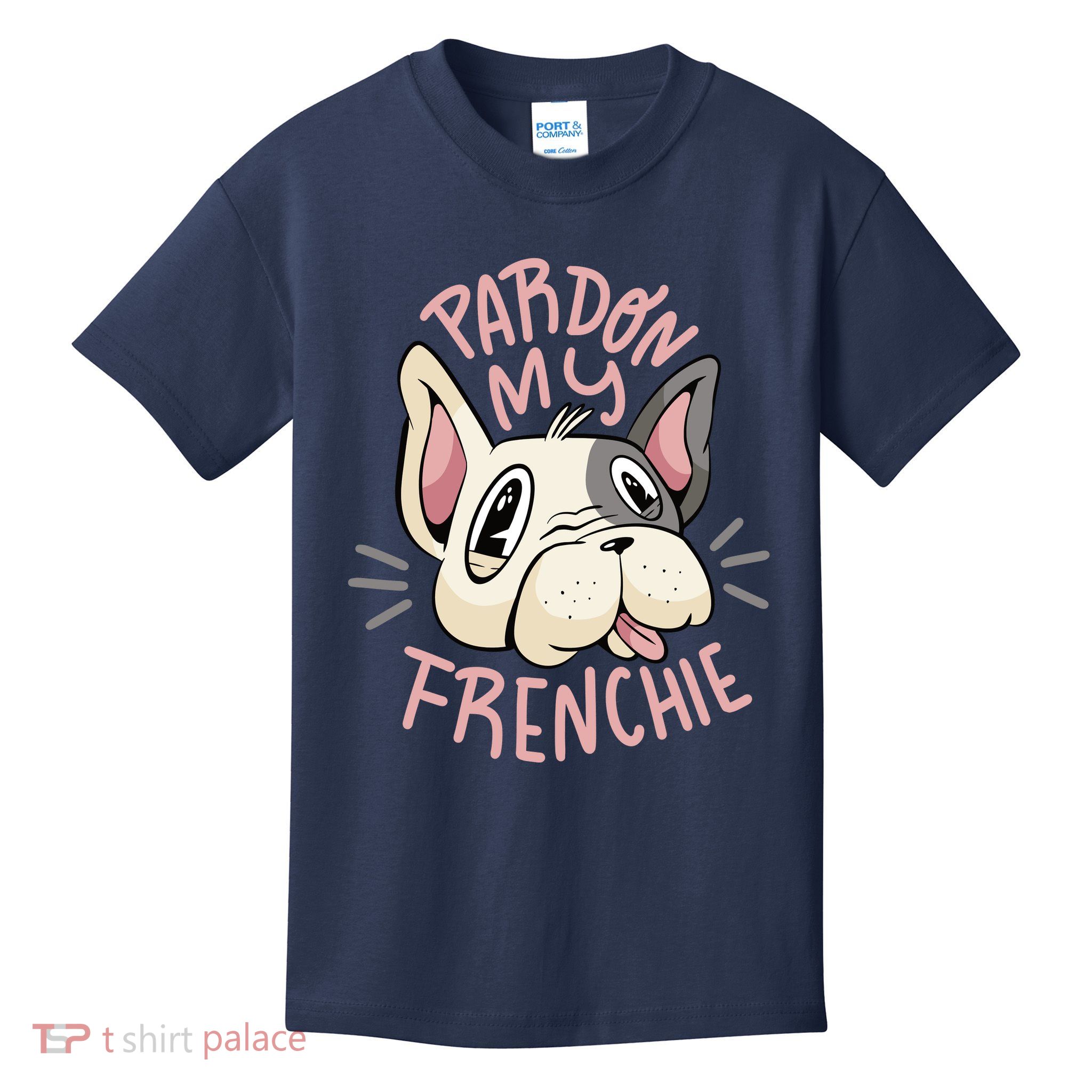 Pardon My Frenchie Bulldog Kids T-Shirt