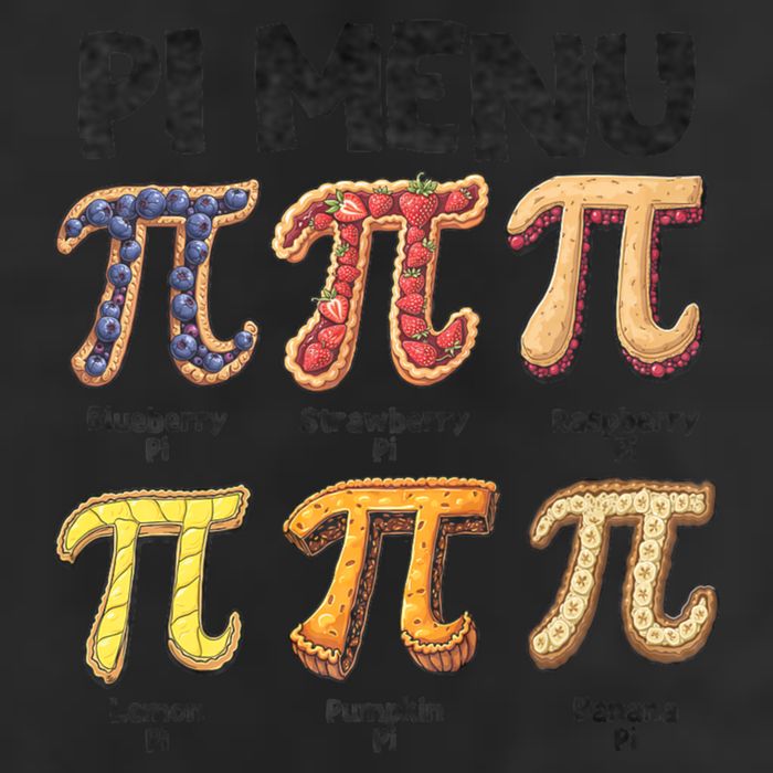 Pi Menu Funny Math Teacher Pi Day 3.14 Pie 7 Panel Mesh Trucker Snapback Hat