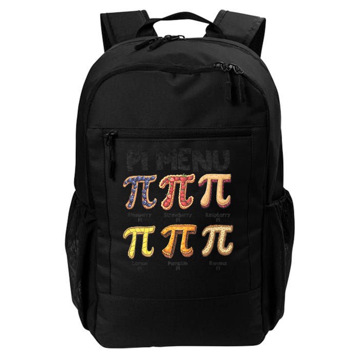 Pi Menu Funny Math Teacher Pi Day 3.14 Pie Daily Commute Backpack