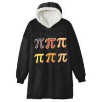 Pi Menu Funny Math Teacher Pi Day 3.14 Pie Hooded Wearable Blanket