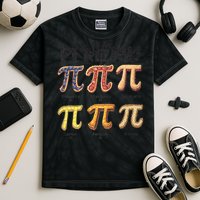 Pi Menu Funny Math Teacher Pi Day 3.14 Pie Kids Tie-Dye T-Shirt