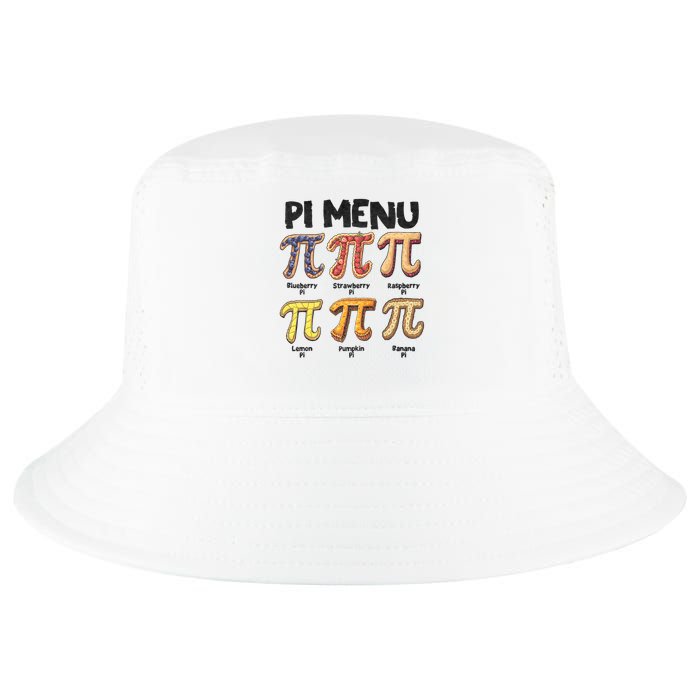 Pi Menu Funny Math Teacher Pi Day 3.14 Pie Cool Comfort Performance Bucket Hat