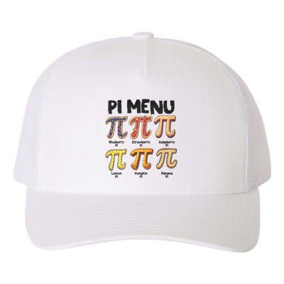 Pi Menu Funny Math Teacher Pi Day 3.14 Pie Yupoong Adult 5-Panel Trucker Hat