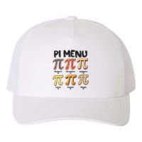 Pi Menu Funny Math Teacher Pi Day 3.14 Pie Yupoong Adult 5-Panel Trucker Hat