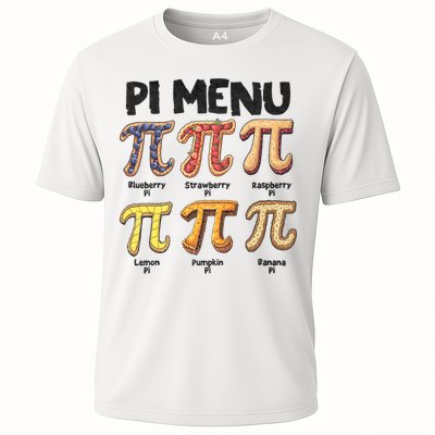 Pi Menu Funny Math Teacher Pi Day 3.14 Pie Performance Shirt