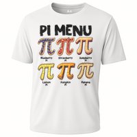 Pi Menu Funny Math Teacher Pi Day 3.14 Pie Performance Shirt