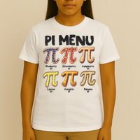 Pi Menu Funny Math Teacher Pi Day 3.14 Pie T-Shirt