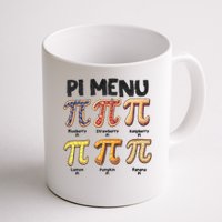 Pi Menu Funny Math Teacher Pi Day 3.14 Pie Mug