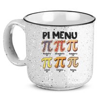 Pi Menu Funny Math Teacher Pi Day 3.14 Pie 15oz Campfire Ceramic Mug