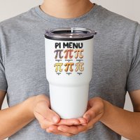 Pi Menu Funny Math Teacher Pi Day 3.14 Pie Tumbler