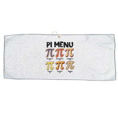 Pi Menu Funny Math Teacher Pi Day 3.14 Pie Large Microfiber Waffle Golf Towel