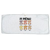 Pi Menu Funny Math Teacher Pi Day 3.14 Pie Large Microfiber Waffle Golf Towel