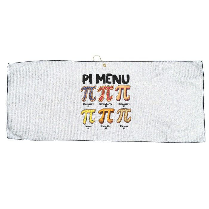 Pi Menu Funny Math Teacher Pi Day 3.14 Pie Large Microfiber Waffle Golf Towel