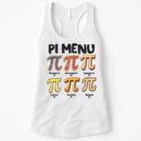 Pi Menu Funny Math Teacher Pi Day 3.14 Pie Womens Tank Top