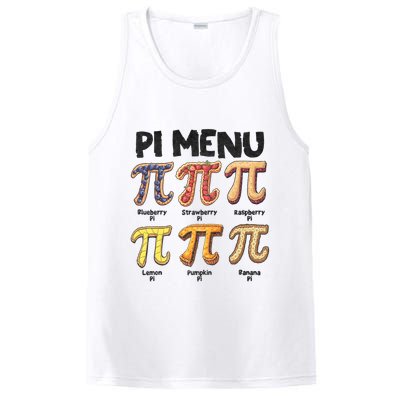Pi Menu Funny Math Teacher Pi Day 3.14 Pie PosiCharge Competitor Tank