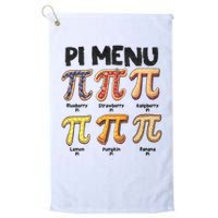 Pi Menu Funny Math Teacher Pi Day 3.14 Pie Golf Towel