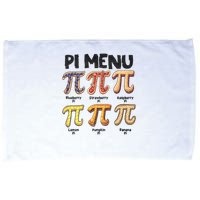 Pi Menu Funny Math Teacher Pi Day 3.14 Pie Microfiber Hand Towel