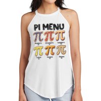 Pi Menu Funny Math Teacher Pi Day 3.14 Pie Women's Perfect Tri Rocker Tank