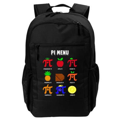 Pie Menu Funny Pi Day Pi 3 Daily Commute Backpack
