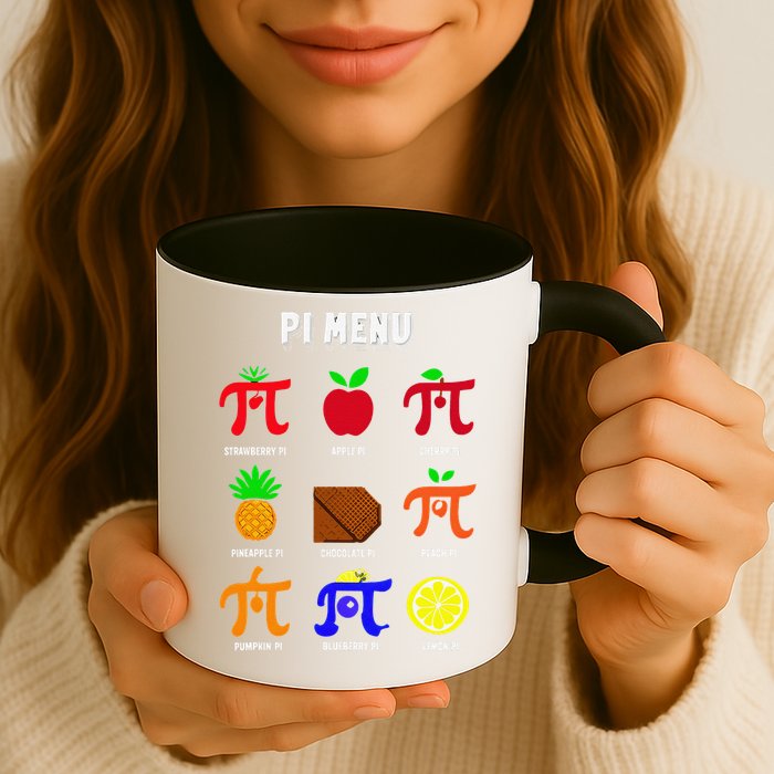 Pie Menu Funny Pi Day Pi 3 Coffee Mug