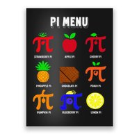 Pie Menu Funny Pi Day Pi 3 Poster