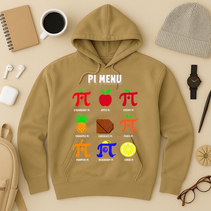 Pie Menu Funny Pi Day Pi 3 Hoodie