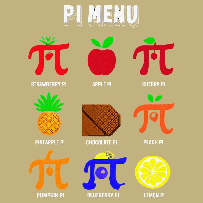 Pie Menu Funny Pi Day Pi 3 Hoodie