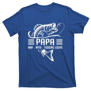 Papa Myth Fishing Legend Gift T-Shirt