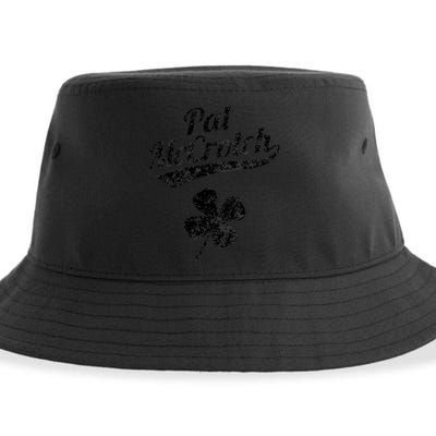 Pat McCrotch Funny Saint Patricks Day St Patricks Day Irish Sustainable Bucket Hat
