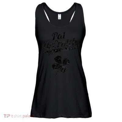 Pat McCrotch Funny Saint Patricks Day St Patricks Day Irish Ladies Essential Flowy Tank
