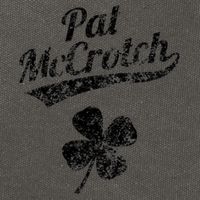 Pat McCrotch Funny Saint Patricks Day St Patricks Day Irish Cotton Canvas Backpack